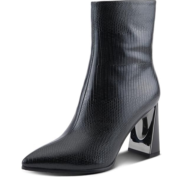 Amazon.com | Azura Spring Step Fabulosa V Collar Ankle Boots for